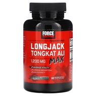 Force Factor, Longjack Tongkat Ali MAX 1200 mg, 60 Capsules, Men's Health, Support Male Vitality