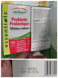 預訂-Jamieson probiotics  130 粒 益生菌