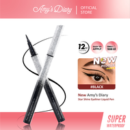 [BPOM] AMYS DIARY Eyeliner Star Shine Liquid Pen Waterproof Black High Class Quick-set