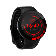 智慧手錶 E3 測血壓心率 防水六級智慧手環（黑色）
