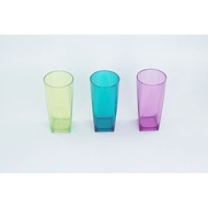 Crystal Glass Set Of 3 Plastic Cups