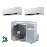 Toshiba (Inv) R32 5 ticks System 2 RAS-2M21U2ACVG-SG/RAS-M10U2KCVG x 2 WITH INSTALLATION &amp; FREE DISPOSAL OF OLD AIRCON