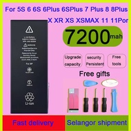 original High capacity battery for iPhone 5S 6 6S 6P 6SPlus 7 7Plus 8 8Plus X XS XR XSMAX 11Pro too