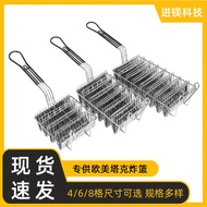 Mexico3Grid4Grid6Grid8Geta Crispy Basket Pancakes V Stainless Steel Cornmeal Roll Mold taco Bracket