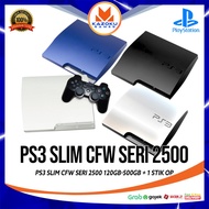 PS 3 PS3 Sony Slim CFW SERI 2500 120GB 50OGB FREE Game Garansi