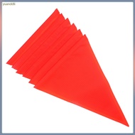 6Pcs Reflective PVC Bike Safety Flags Red Cycling Warning Flags for Road Riding