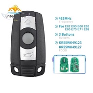 [untedvrip9n]Smart Key for     1/3/5/7 Series E90 E91 E92 E60 Car Keyless Control ID46 PCF7945 Trans