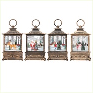 Christmas Snow Globe Lantern LED Snow Globe Swirling Lantern Rotating LED Snow Globe Swirling Snow G