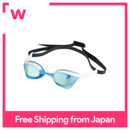 FINA Approval] arena (Arena) Swimming goggles for racing unisex [Cobra Ultra] Yellow × Emegh × Blue × Blue Free size mirror lens AGL-180M