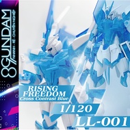 1/120 LL-001 Ice Blue Rising Freedom Fighter Assembly Model (with bonus)