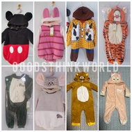 Disney 有吊牌迪士尼 bb衫 長袖 秋冬  piglet ToyStory 反斗奇兵tom and jerry 胡迪抱抱龍rex米奇Linabell跳跳虎 豬仔 鬆弛熊 包屁 夾衣 造型衫   
