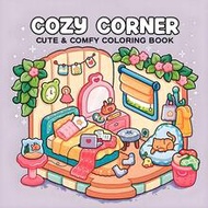 Comfortable Corner: 1 Cute Adult Coloring Book, Cozy Home Moments, Stress Relief, Back To School Ess