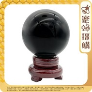 風水流年九官飛星化煞辟邪黑曜石球直徑 9.5cm 連木座 (香港代理 6859)