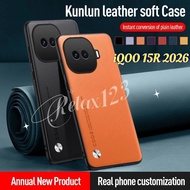 For iQOO 15R 5G vivo iQOO 15 R iQOO15R iqoo 15 R 15R iQOO 15 Ultra iqoo 15r 5G Casing 2026 Luxury PU