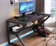 電競桌書枱 書桌 - 黑色(沒有充電位) 120cm長