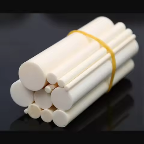 99% Al2O3 Alumina Ceramic Rod Mirror Finish Corundum Rod Insulated Wear Resistant High Temp Stirring