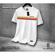 Seventy Eight Distro T-Shirt for Adult Men Combed 24s Casual Comfortable Standard White