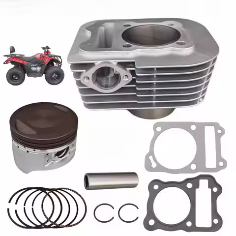 Motorcycle Engine Parts Cylinder Piston Ring Pin Gasket Full Set For Loncin 200cc KAYO AU200 AU230 L