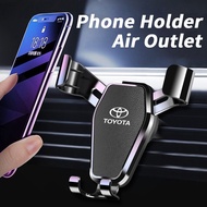 Toyota car air outlet mobile phone holder 4.7-7 inch gravity smartphone holder