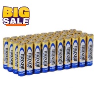 Maxell ถ่าน alkaline[1กล่องบรรจุ40ก้อน] ขนาด AA/AAA 1.5V(เลือกขนาดที่ต้องการ)ของแท้ #ถ่านชาร์จ aa  #