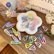 10 Set of Five-pointed Star Hairpin Headdress Side Back Head Broken Hair Bangs Clip Cute Children's 