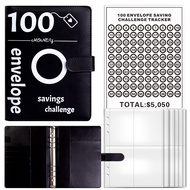 100 Envelope Challenge Binder Easy and Fun Way To Save $5050 Savings Challenges Budget Book Binder w