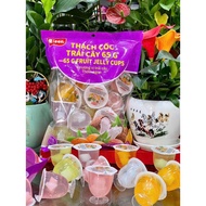 RISEN fruit jelly cup 65g/piece 1000g bag