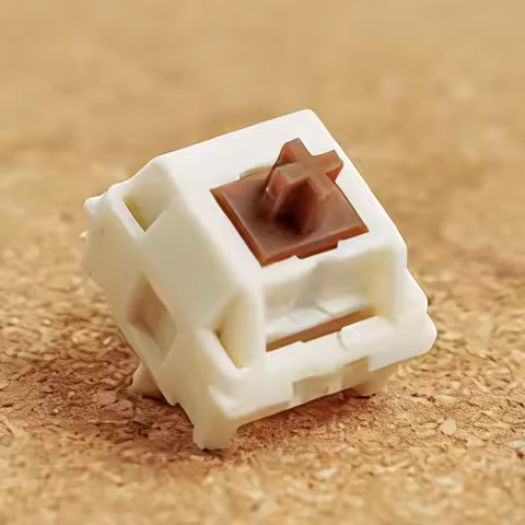 HMX Caramel Pudding V2 Switch Muffled midrange Linear switch H1 Stem PA12 P4 MX Switches Mechanical