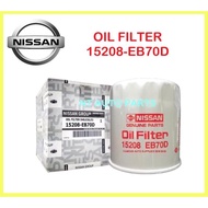 NISSAN Oil Filter 15208-EB70D Nissan Navara Old &amp;New D40T&amp;NP300 / Urvan E25