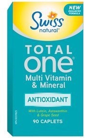 [USA]_Swiss Naturals Total One Antioxidant Multi Vitamin  Mineral, 90 caplets