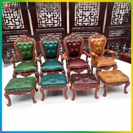 Mypink Dollhouse Miniatures Furniture Chairs Vintage Accessories Toy Furniture Ornament MY