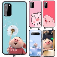 Samsung Galaxy S20 S10 S9 Plus Lite Ultra Fe Phone Case CP48 Cute Cartoon Pig