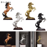 Dickly Standing Horse Statue, Modern Large Resin Horse Statue, Animal Statue, Desk Horse Figurine, S