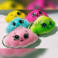 GANTUNGAN Cloud Squishy Cloud Squishy Keychain/