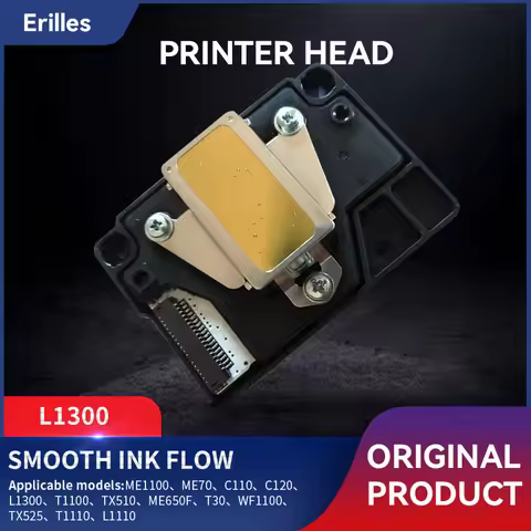Printer Head L1300 Print Head for Epson ME1100 ME70 C110 C120 L1300 T1100 TX510 ME650F T30 WF1100 TX