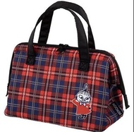 Moomin 亞美 日本日單 Skater 姆明亞美紅格 口金包手提包 保溫袋 便當袋 飯袋