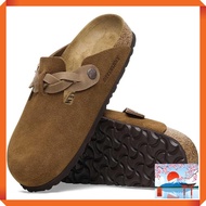 Birkenstock Boston Braided Regular Suede Clog Sandals - Unisex