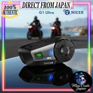 TNICER G1 Ultra Mesh Intercom (2025): 8-Rider, 1KM, BT 5.2 Dual Chip, DSP/CVC, IP65