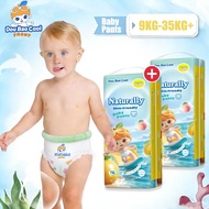 Doubaocool Diaper Pants L‑7XL, anti‑rash, breathable, great absorption for 9‑35kg chubby babies