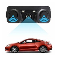 HD Car Rear View Camera 3 in 1 Parking Radar Detector Sensor LED Night Vision Waterproof Reverse Cam