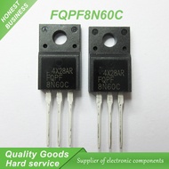 SKY-10pcs FQPF8N60C 8N60C 8N60 600V 8A MOSFET N-Channel transistor TO-220F new original