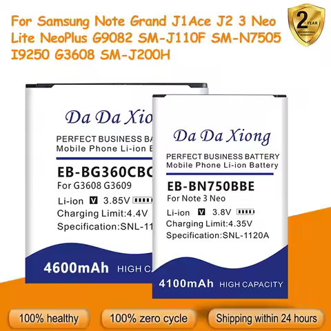 EB535163LU EB-BJ111ABE Battery For Samsung Note Grand J1Ace J2 3 Neo Lite NeoPlus G9082 SM-J110F SM-