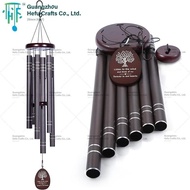 HF Dark Tone 42-Inch Commemorative Wind Chimes Create Large Symmetry Wind Chimes for Your Flower/Cou
