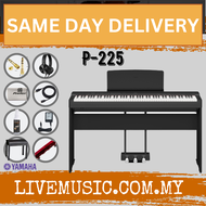Yamaha P-225 88-Key Digital Piano With Keyboard Bench, Piano Bag, Headphone And Adapter - Black ( P225 P 225 P125 P 125 )