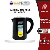 Bennix Mini Kettle BN-006EK 0.6L – High Quality 304 Stainless Steel, Boils Water Fast, Automatically
