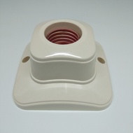 Broco 1211 Oval Ceiling Fitting E27 Cream Oval Lamp Fitting