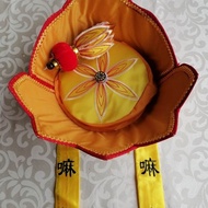现货 Five Buddha Hat Method Hat Monk Hat Buddha Hat Pilu Hat Five Buddha Crown Monk Hat Tang Priest Cl