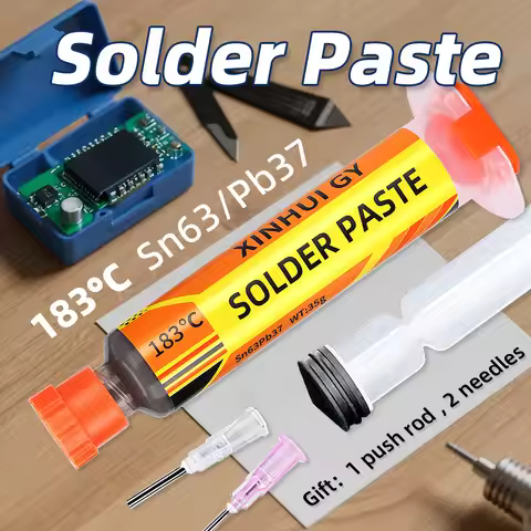 Sn63Pb37 Solder Paste 183℃ Melting Point Bright Weld Joints