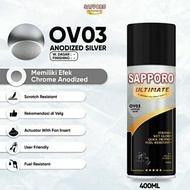 Terlariss !!! #MAU# Cat Semprot Sapporo Ultimate OV03 Anodized Silver 400ml Silver Chrome Anodized C