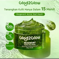 GLAD2GLOW Gel Mask PURE Mugwort Acne 50g Glad 2 Glow Gel Facial Mask